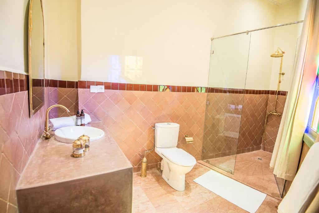 Koupelna v ubytování Riad Ksar Fawz & Spa