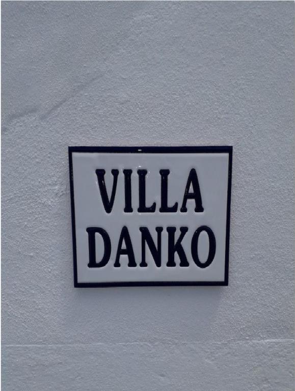 Certifikát, hodnocení, plakát nebo jiný dokument vystavený v ubytování Villa Danko