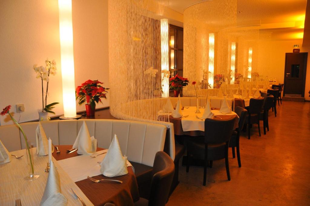 Restaurace v ubytování Gästezimmer Michelangelo