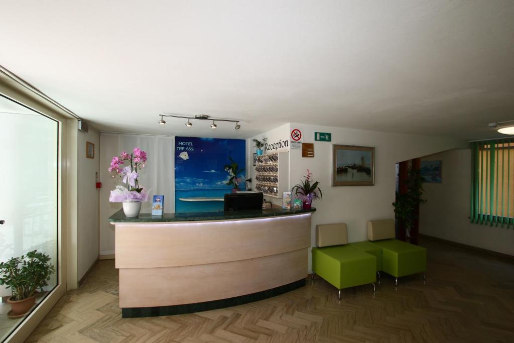 Vstupní hala nebo recepce v ubytování Hotel Tre Assi