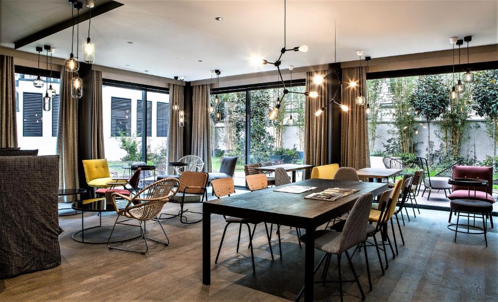 Χώρος καθιστικού στο L'Imprimerie Hôtel