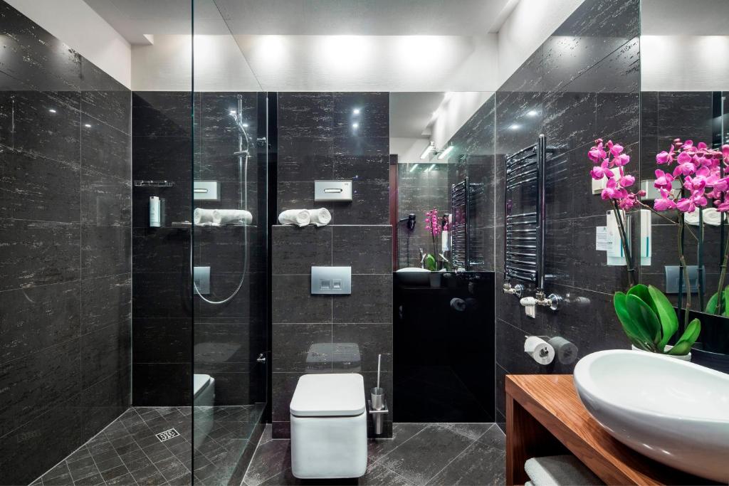 Kúpeľňa v ubytovaní Hotel Unicus Krakow Old Town - Destigo Hotels