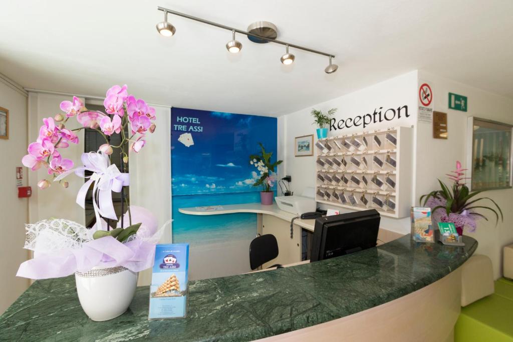 Vstupní hala nebo recepce v ubytování Hotel Tre Assi