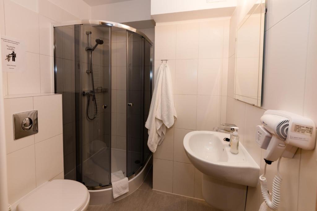 Kúpeľňa v ubytovaní Villa Obis