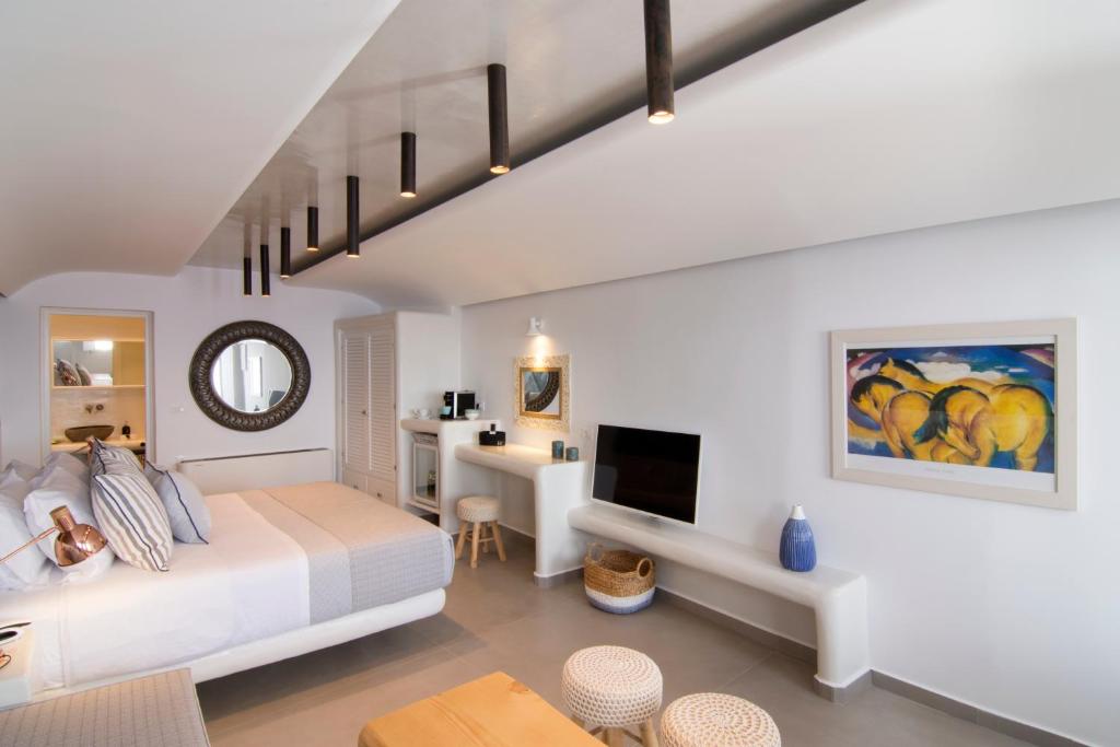 Voodi või voodid majutusasutuse Secret Legend Suites toas
