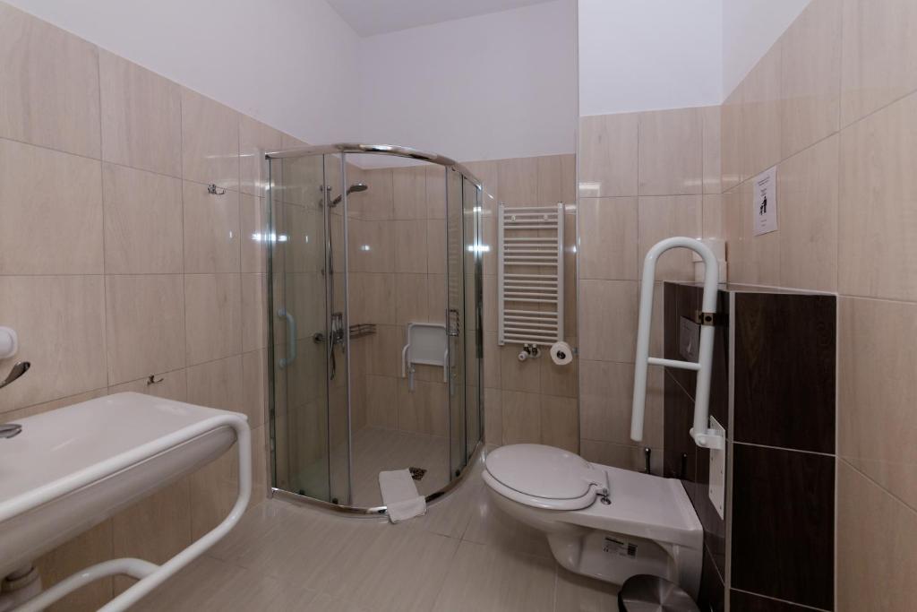 Kúpeľňa v ubytovaní Villa Obis