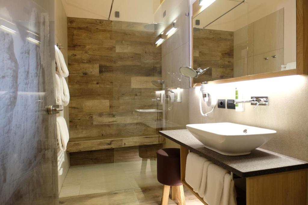 Koupelna v ubytování Vidor Resort