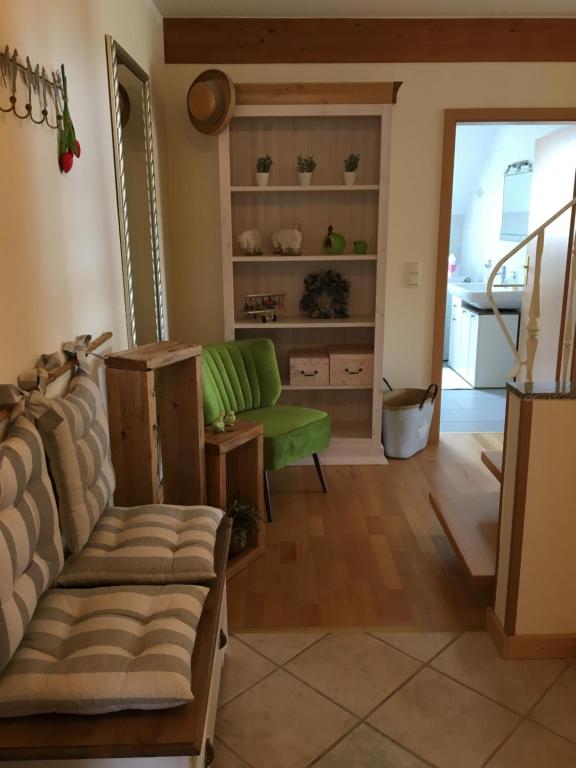 Posezení v ubytování Ferienwohnung zur Himmelsscheibe