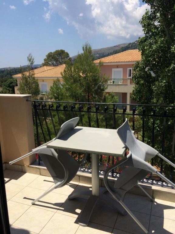 Balkón nebo terasa v ubytování Koukounaries Studios
