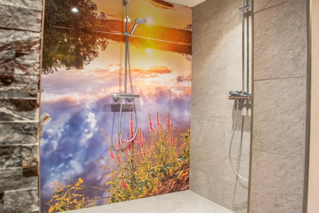 Koupelna v ubytování Appartements Hotel Gell