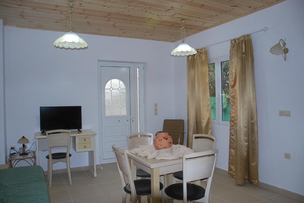 TV a/nebo společenská místnost v ubytování Laskas Apartment