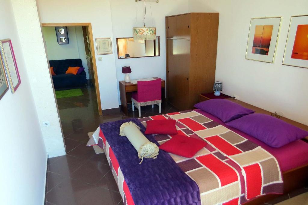 Postel nebo postele na pokoji v ubytování Rozita Seaside Relax Apartments