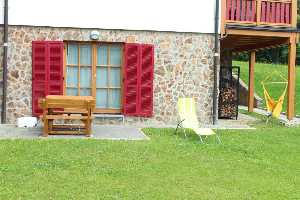Zahrada ubytování Apartment Appohorje
