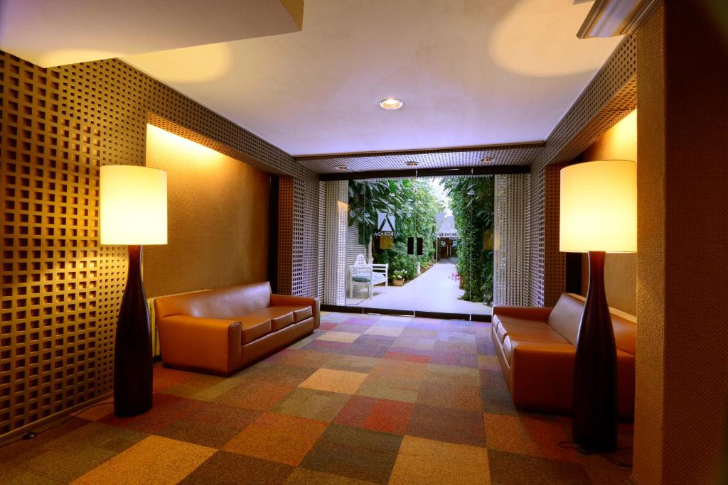 Posezení v ubytování Hotel Alborada