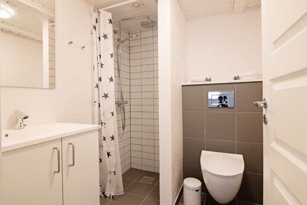 Koupelna v ubytování Hotel Litorina Appartements