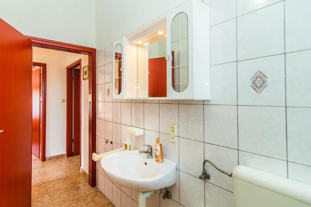 Koupelna v ubytování Apartment Salha