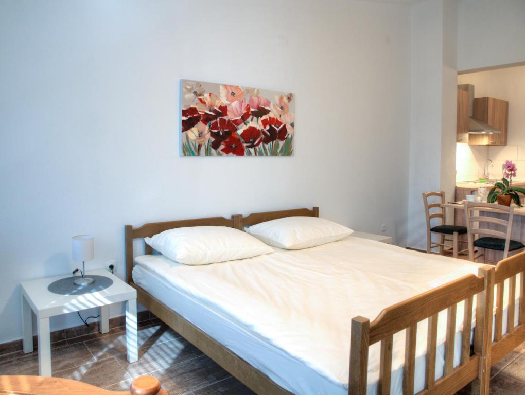 Posteľ alebo postele v izbe v ubytovaní Apartmani Matko
