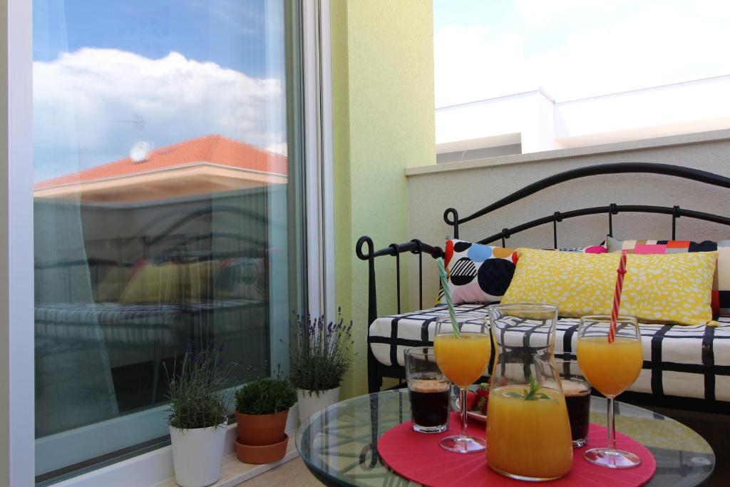 Balkón nebo terasa v ubytování Narancin Apartments