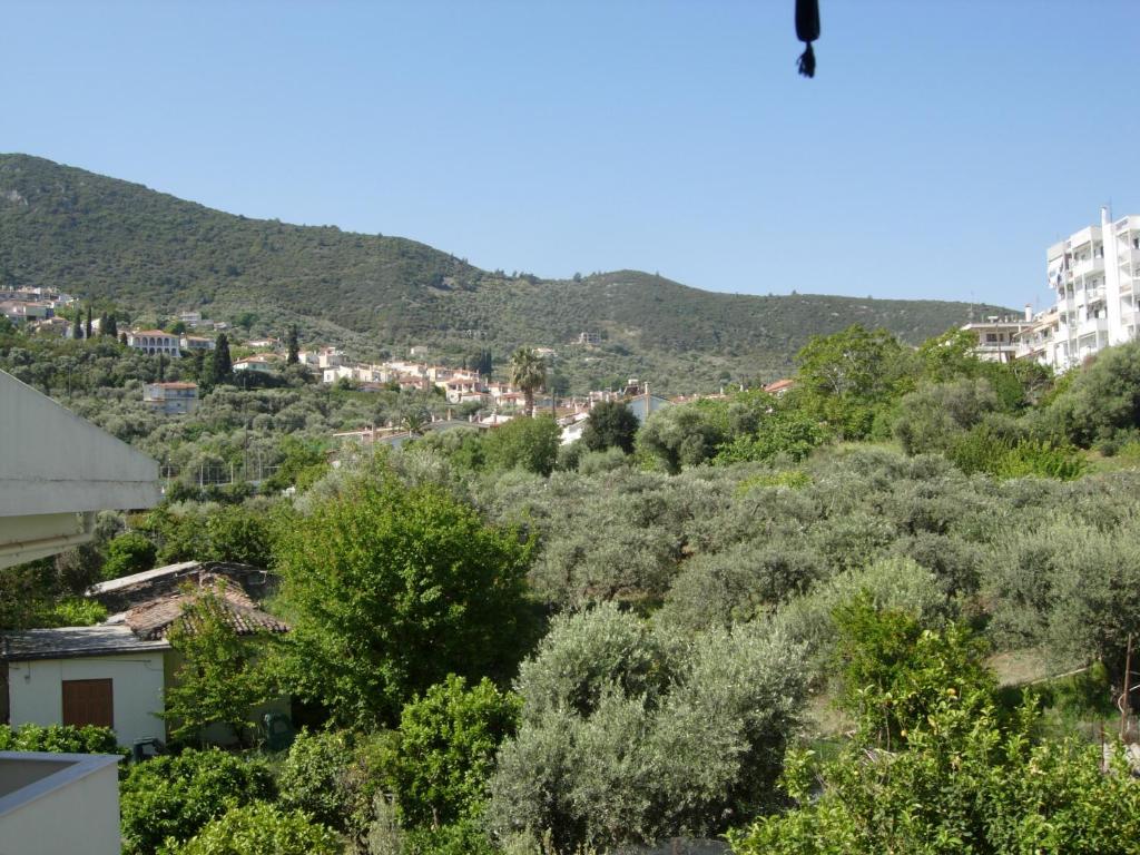 uma vista da cidade a partir da encosta em B1 Apt Mytilini em Mitilene