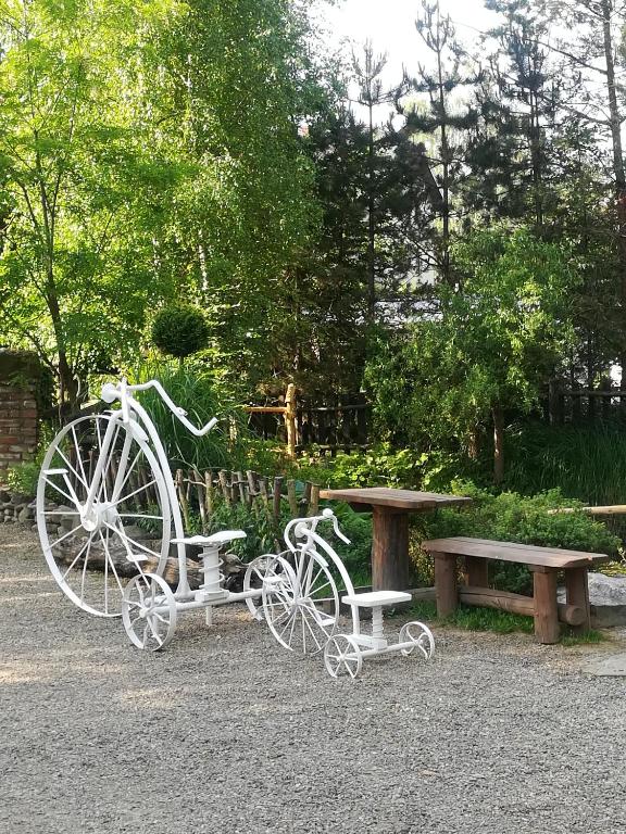 Vonkajšia záhrada v ubytovaní Hotel Restauracja Jaś Wędrowniczek