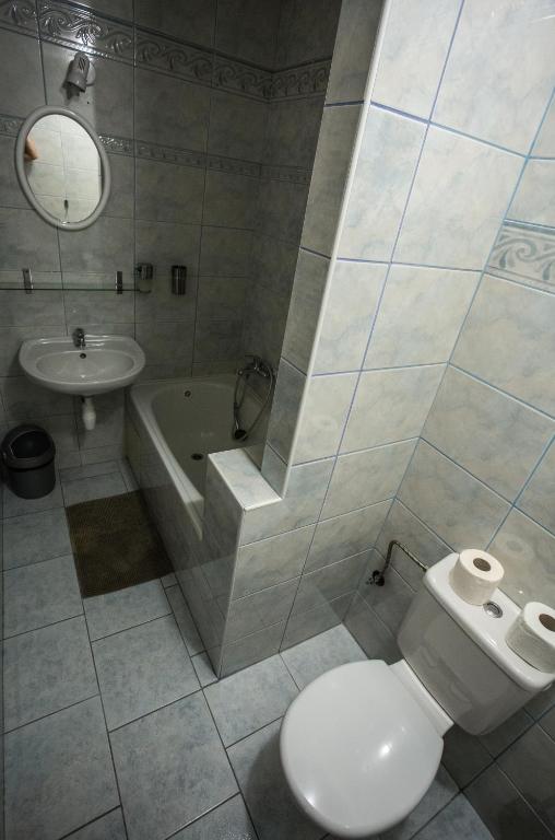 Łazienka w obiekcie Penzion pod Šerákem