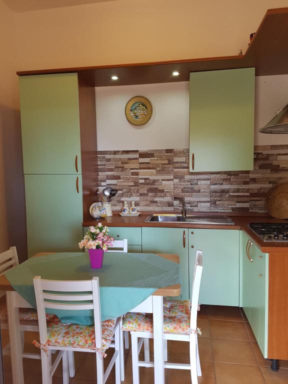 Kuchyň nebo kuchyňský kout v ubytování Residenza Francesca