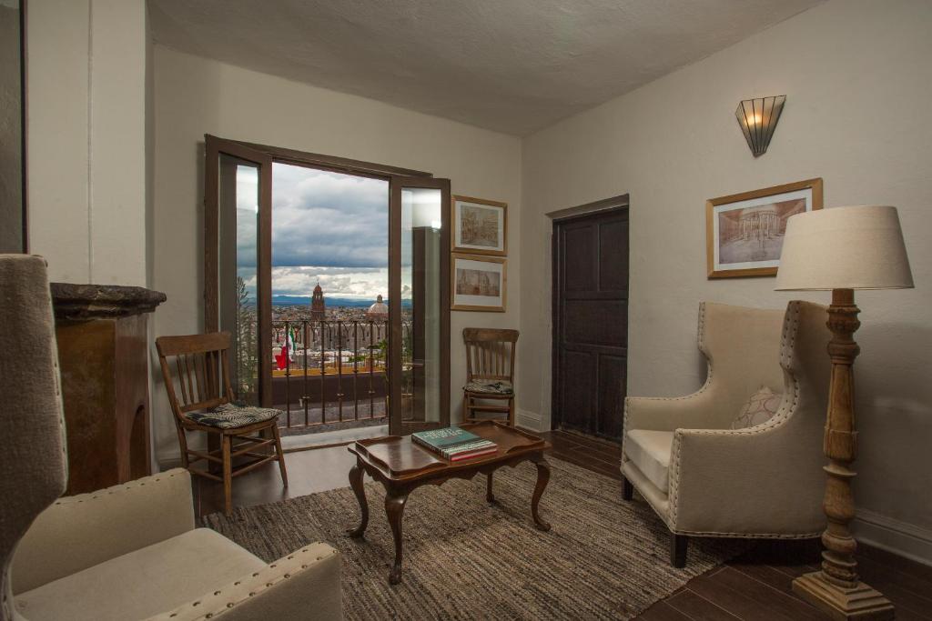 Posezení v ubytování Hotel Boutique El Palomar