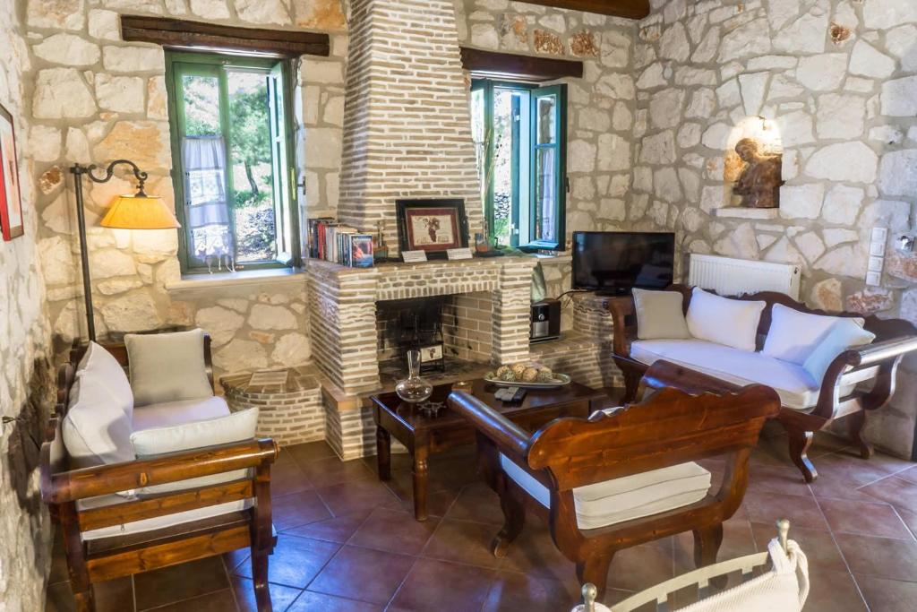 A seating area at Aresti Mountain Resort