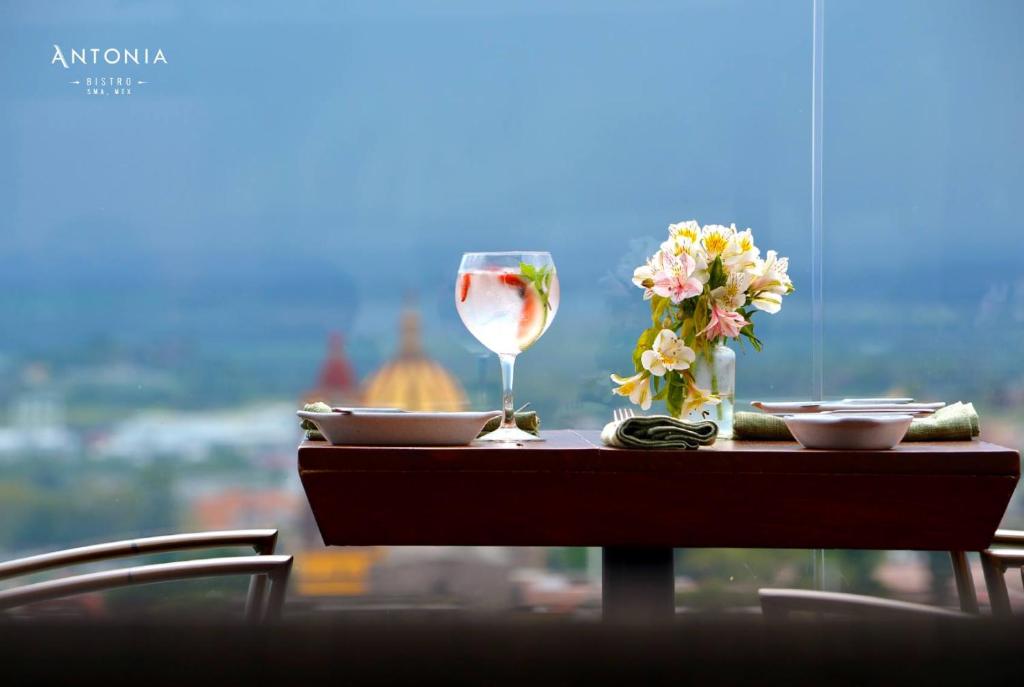 Nápoje v ubytování Hotel Boutique El Palomar