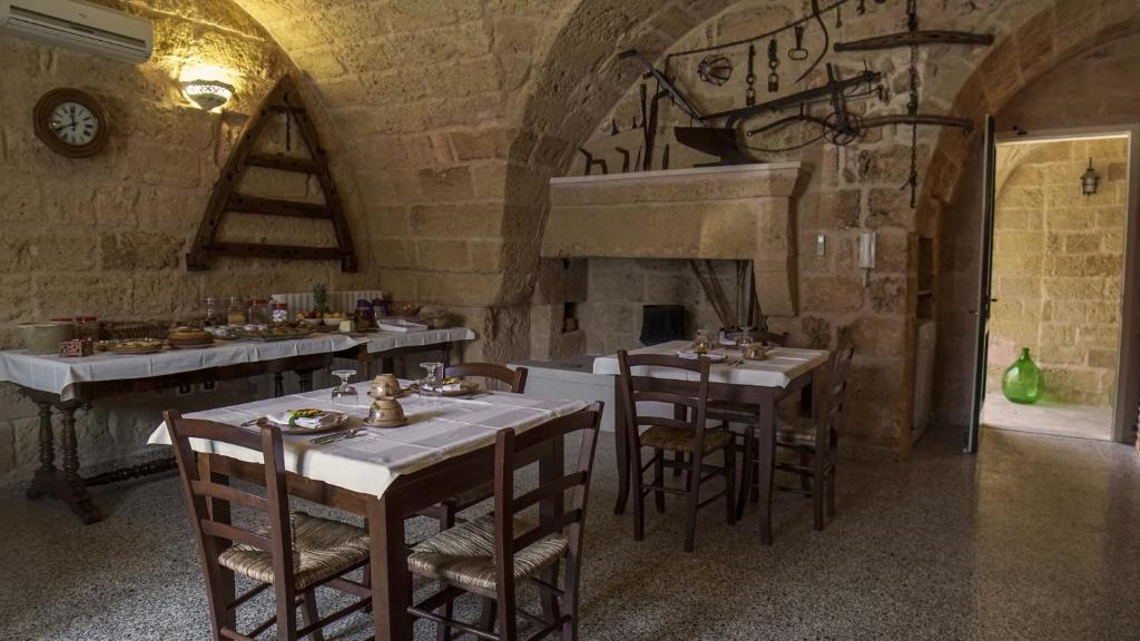 Restaurace v ubytování B&B La vecchia Corte