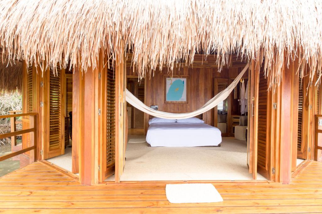 Voodi või voodid majutusasutuse Hotel Las Islas toas