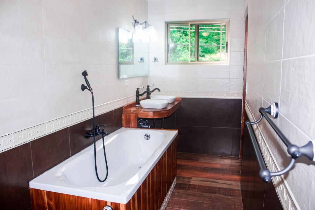 Koupelna v ubytování Hotel-Boutique Patampa