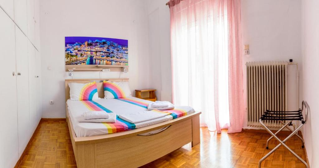 Posteľ alebo postele v izbe v ubytovaní Cosy apartment for 4