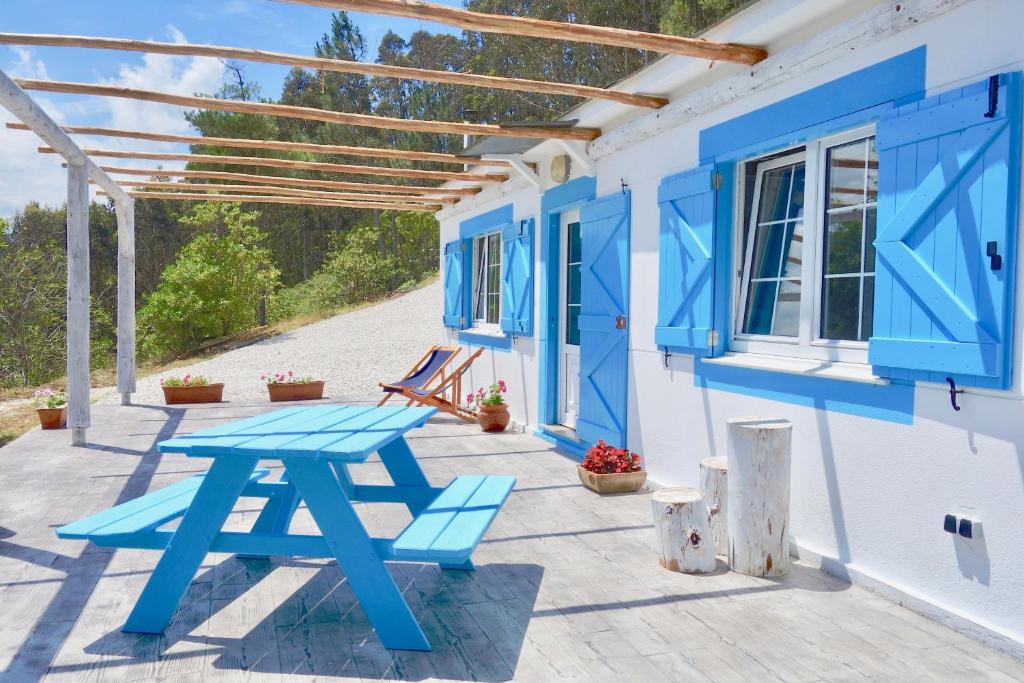 Balkón nebo terasa v ubytování Esteiro Surf Lodge