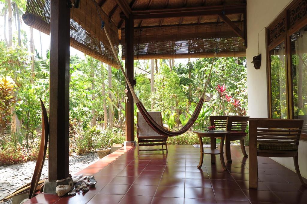 Zahrada ubytování Bali Sandat