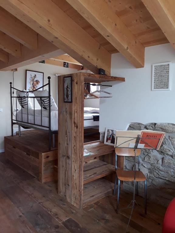 Posezení v ubytování Foresteria B&B Vecchiascuola Pianazzola