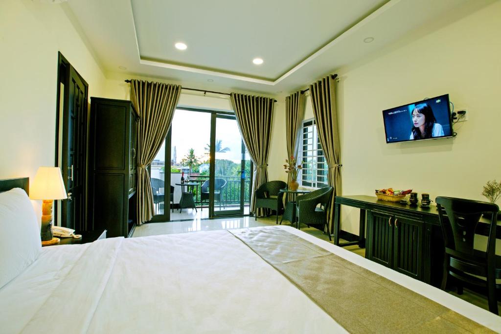 Zen Hoian Villa - Habitación Doble Deluxe (2 Adultos + 1 Niño)