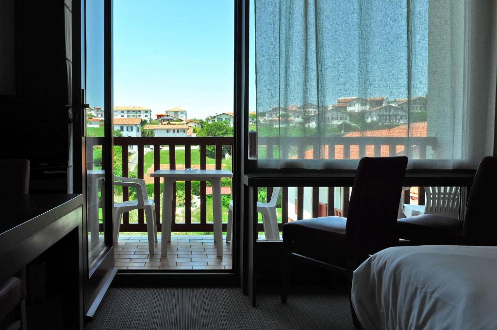 Balkón nebo terasa v ubytování Hotel & Appartements Gochoki