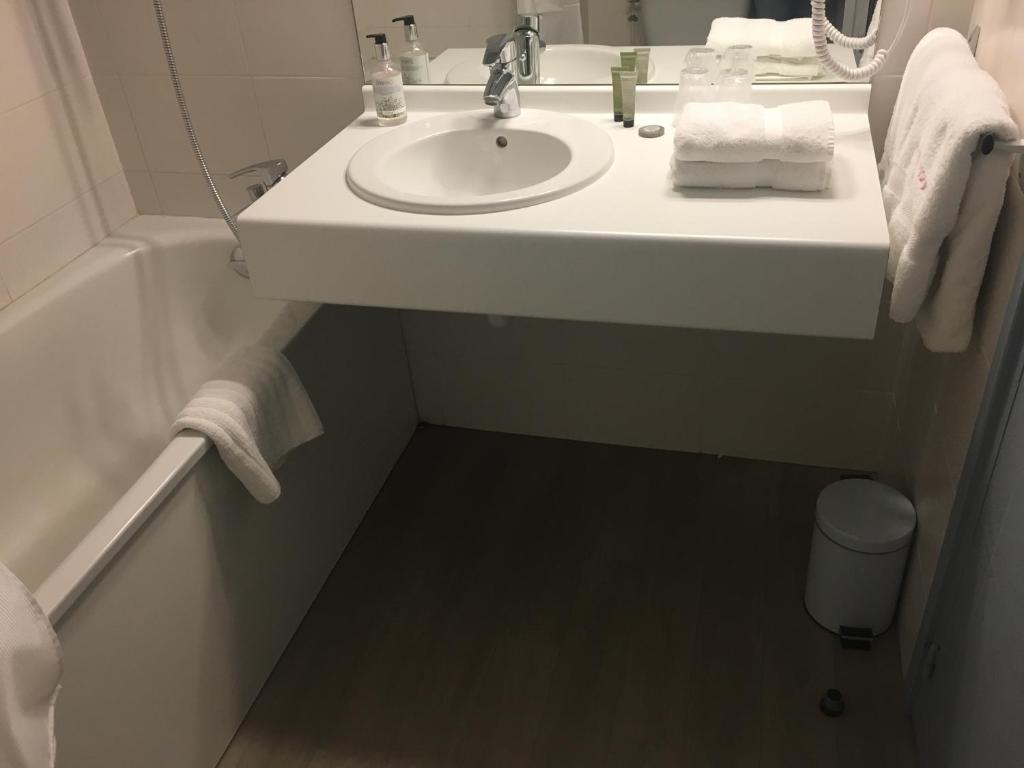 Koupelna v ubytování Hotel & Appartements Gochoki