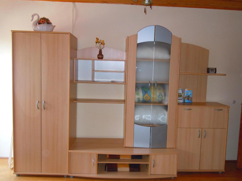Kuchyň nebo kuchyňský kout v ubytování apartman-kata