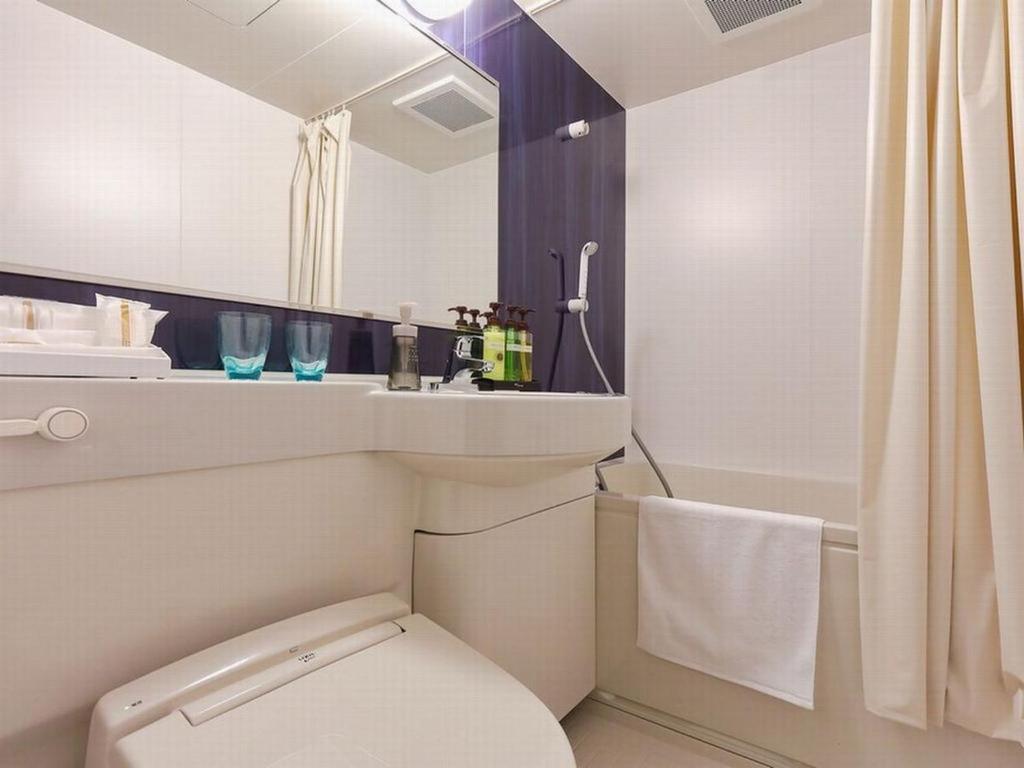 Koupelna v ubytování Welina Hotel Dotonbori