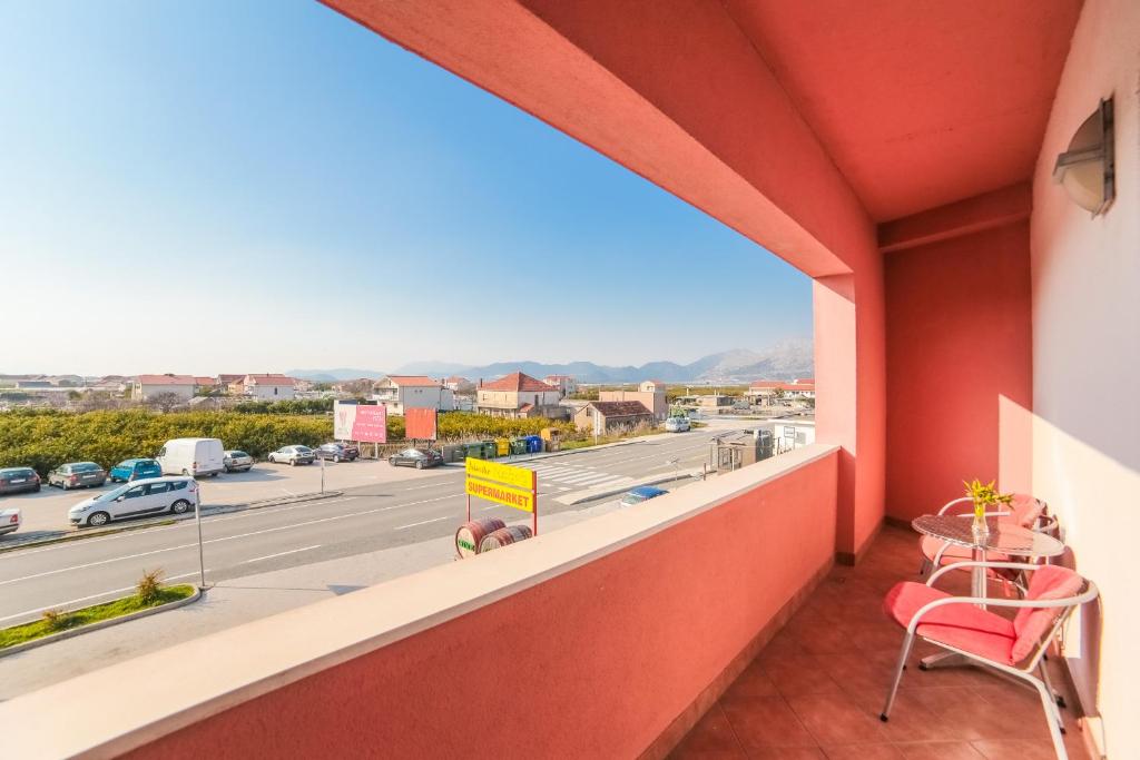 Balkón nebo terasa v ubytování Hotel Merlot