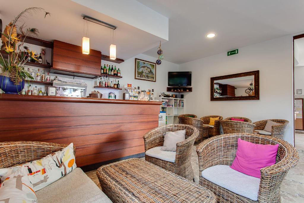 Posezení v ubytování Hotel Rosa