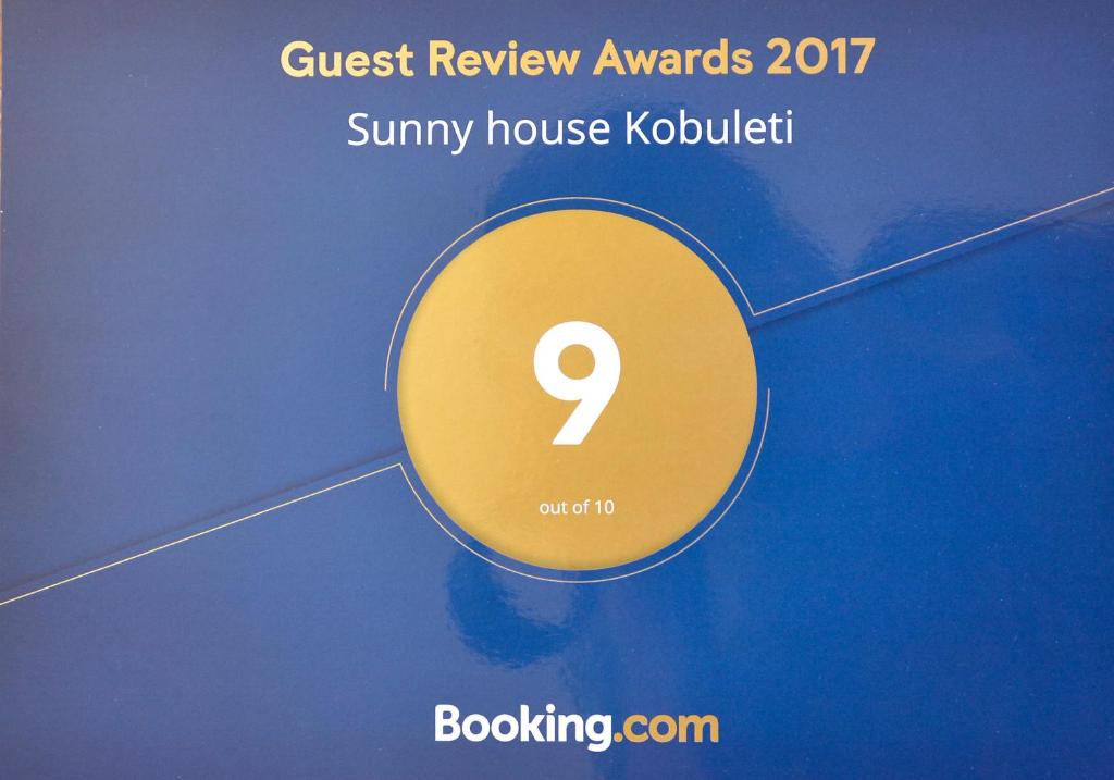 a yellow circle with the number on it at Sunny house Kobuleti in K'obulet'i
