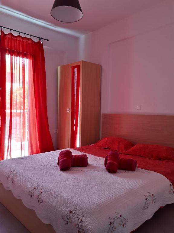 Posteľ alebo postele v izbe v ubytovaní Le Onde