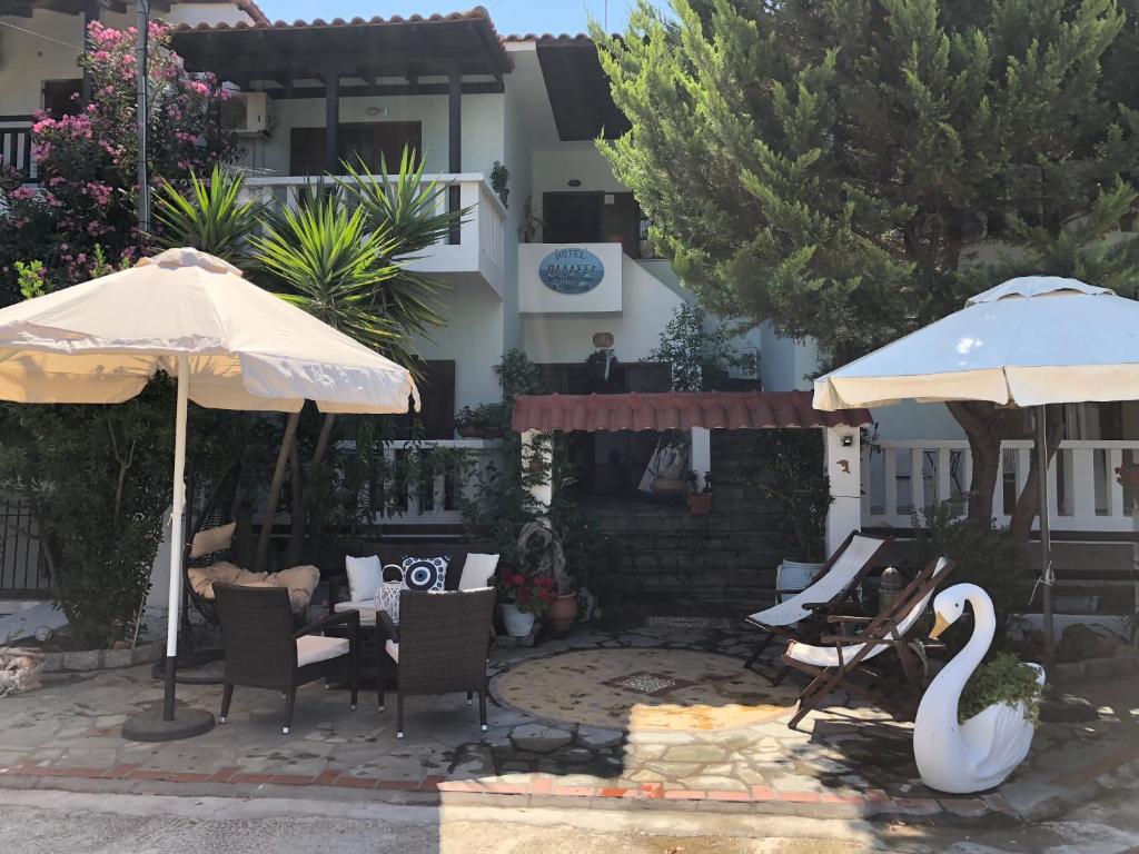 Zahrada ubytování Thalassa Hotel