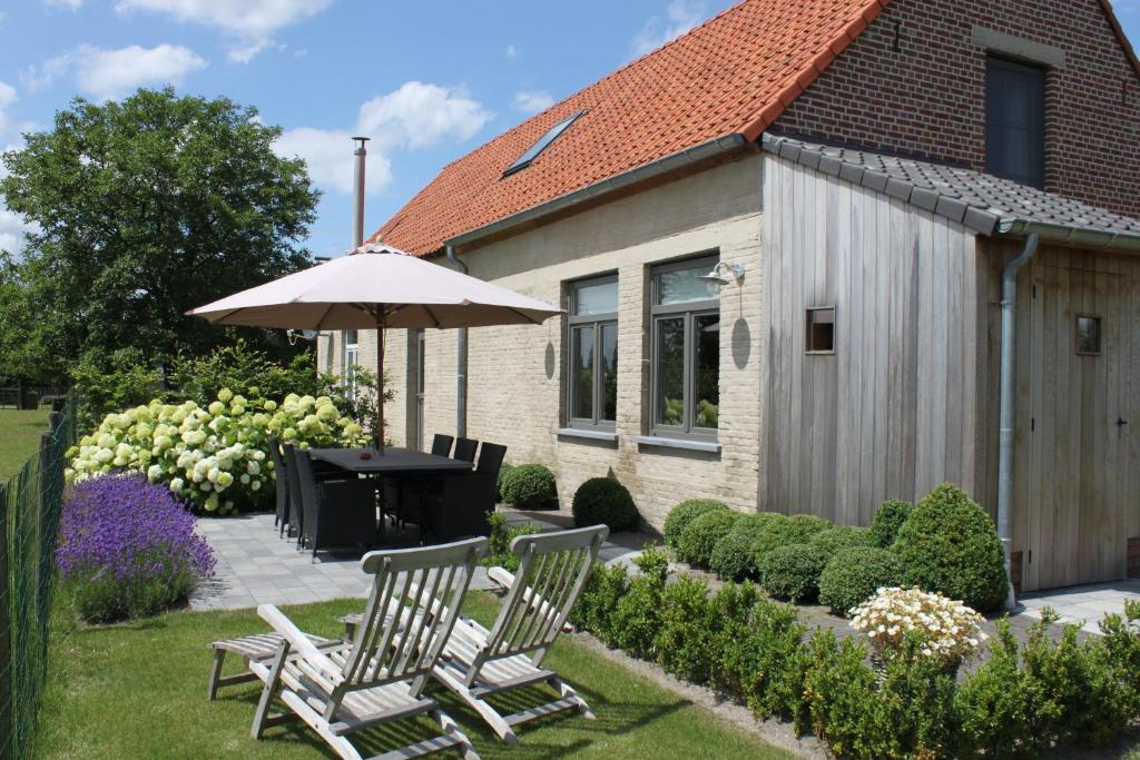 Zahrada ubytování B&B de Rijcke Rust