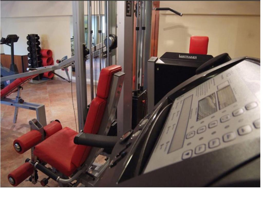 Fitness centrum a/nebo fitness zařízení v ubytování Hotel Adria