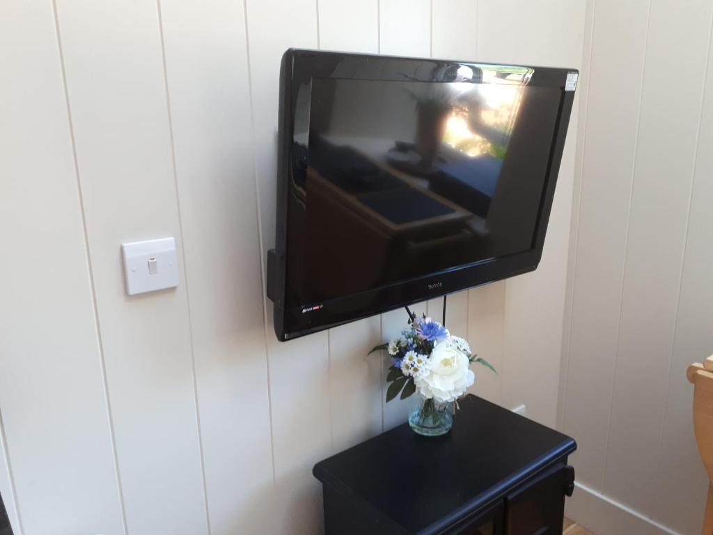TV a/nebo společenská místnost v ubytování Fairdene Cottage