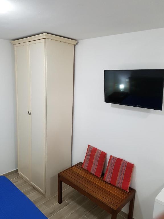 TV a/nebo společenská místnost v ubytování Residenza Francesca